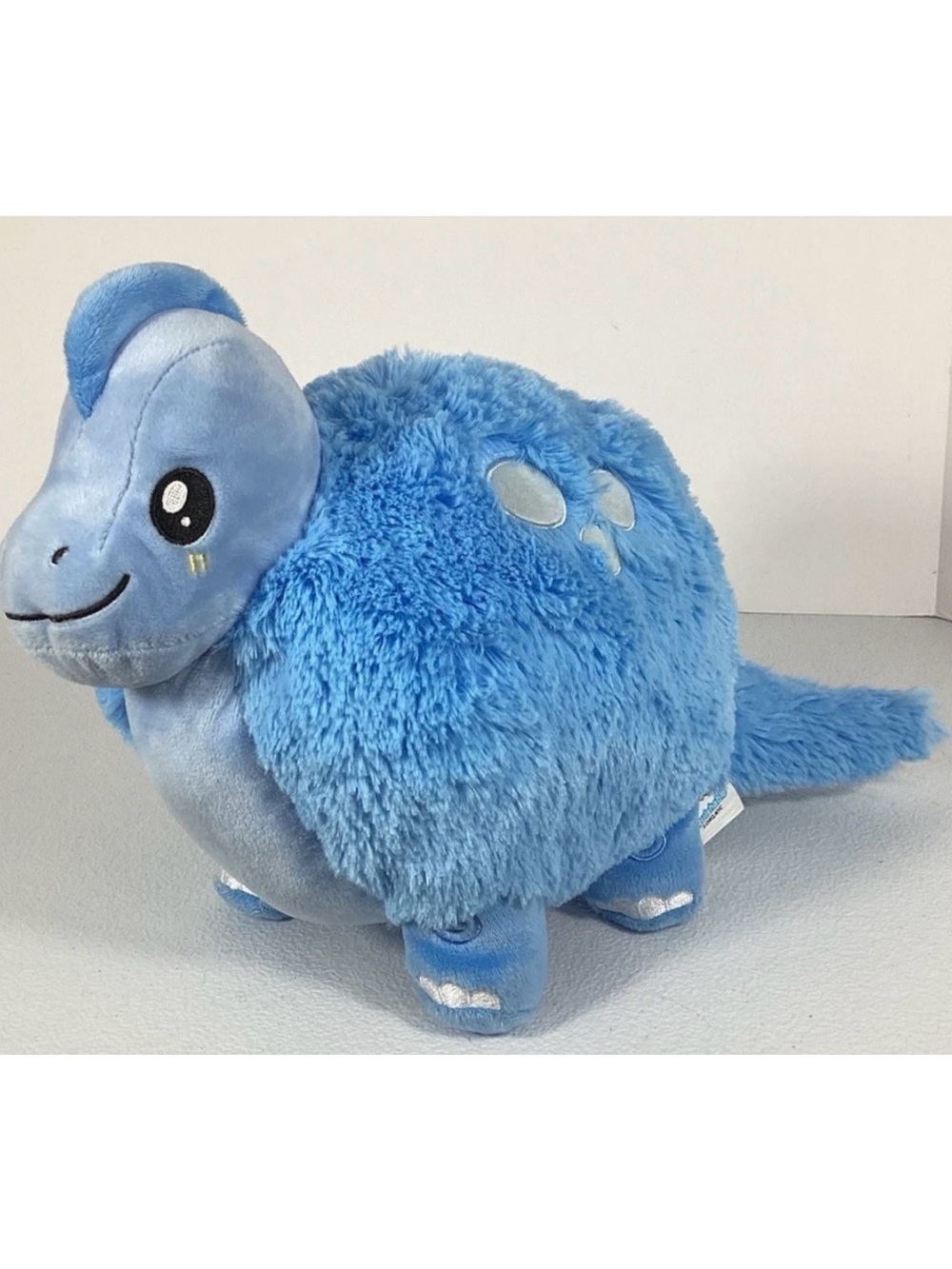 Mini Squishable Apatosaurus Dinosaur Plush Blue Stuffed Animal Cuddly Soft 10"